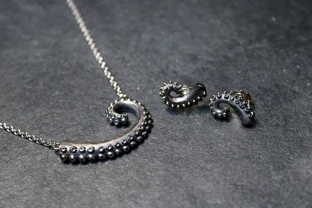 Boucles d’oreilles Tentacules