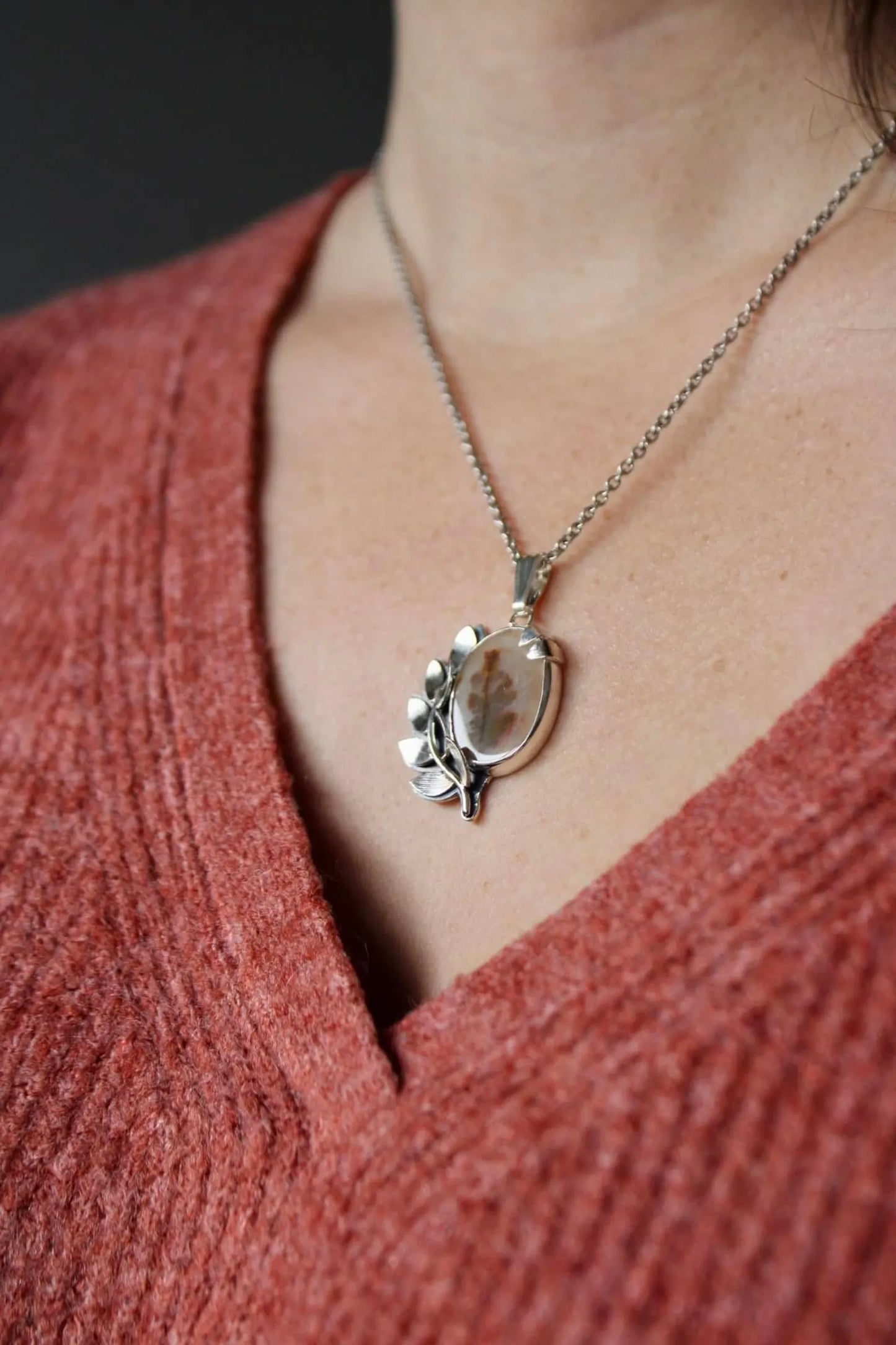 Pendentif "Feuillage"