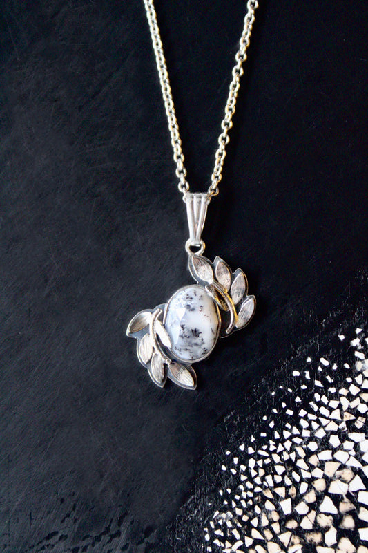 Pendentif César et agate dentritique image 3