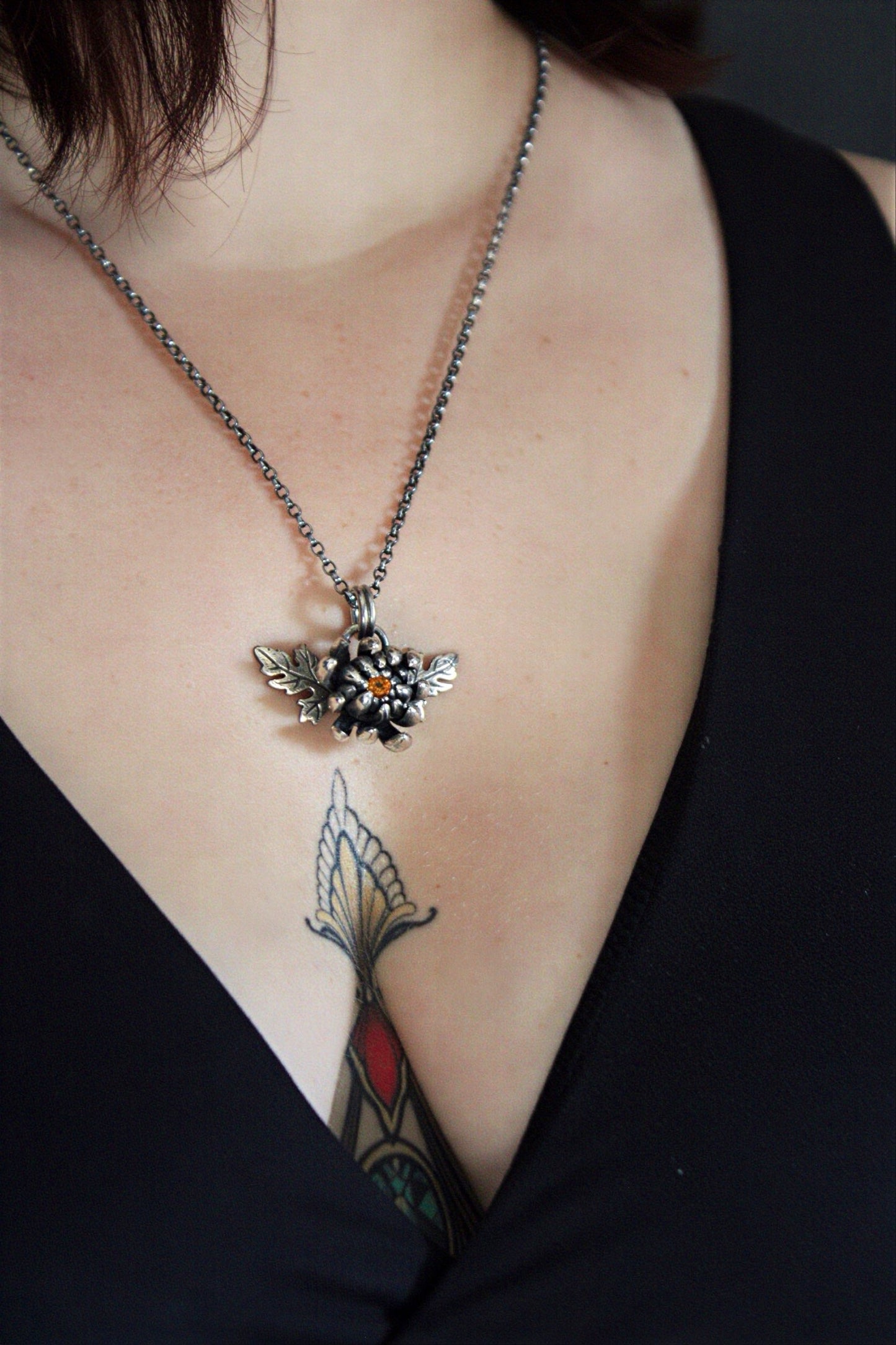 Pendentif Chrysanthème