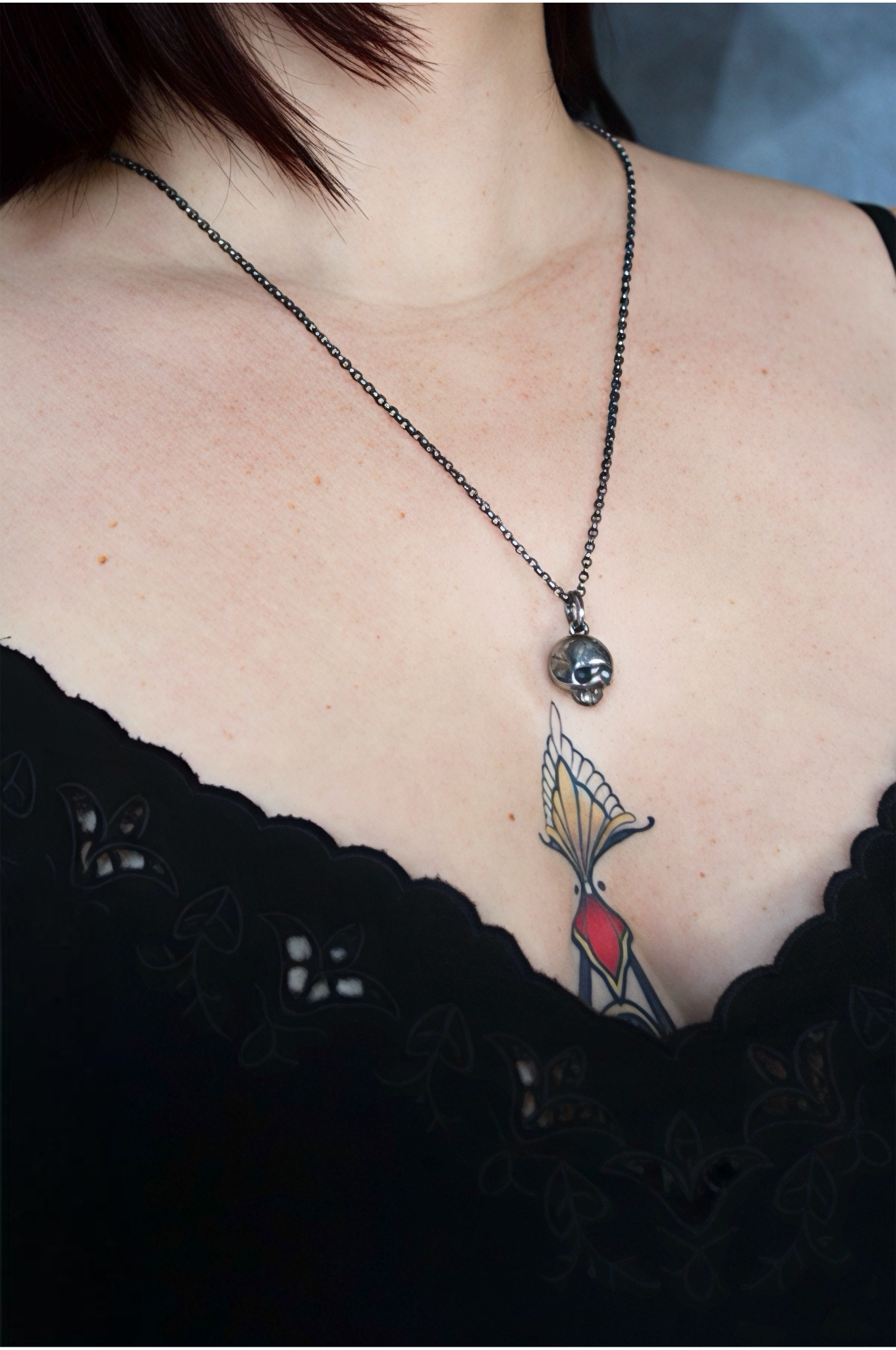 Pendentif Crâne Momento Mori