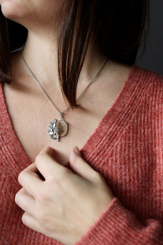 Pendentif "Feuillage"