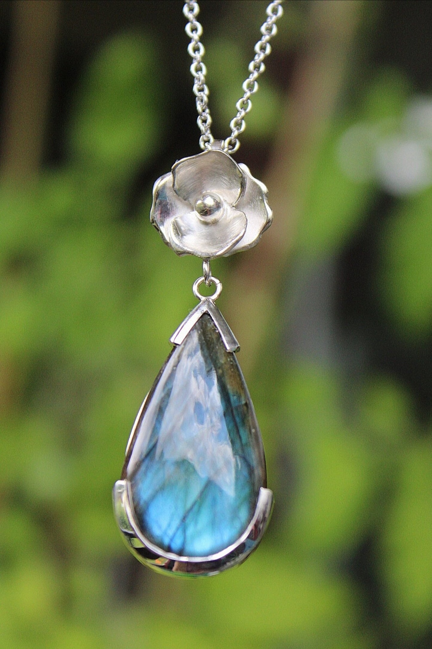 Pendentif "Coquelicots"