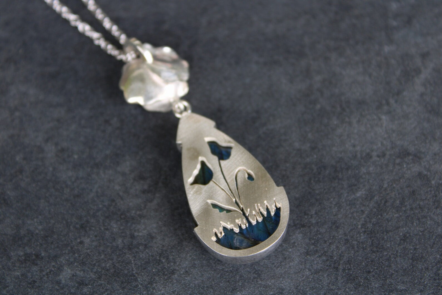 Pendentif "Coquelicots"