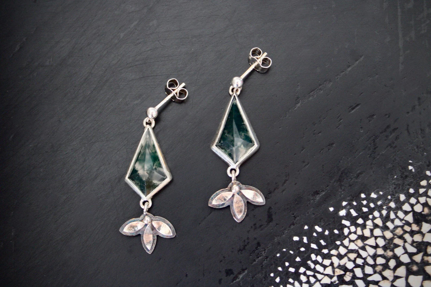 Boucles d'oreilles "Verdure"