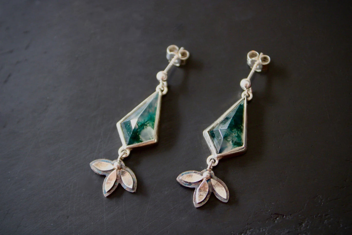Boucles d'oreilles "Verdure"