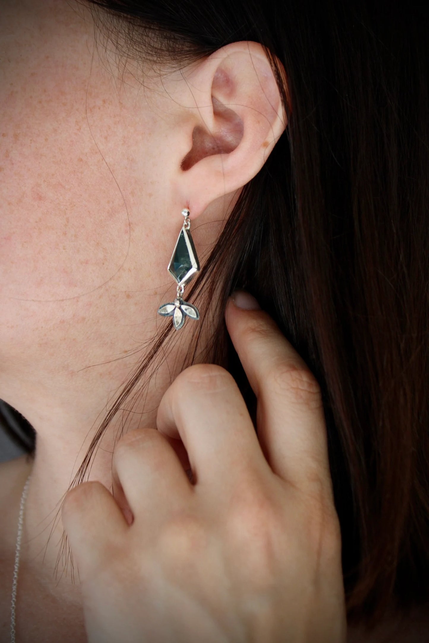 Boucles d'oreilles "Verdure"