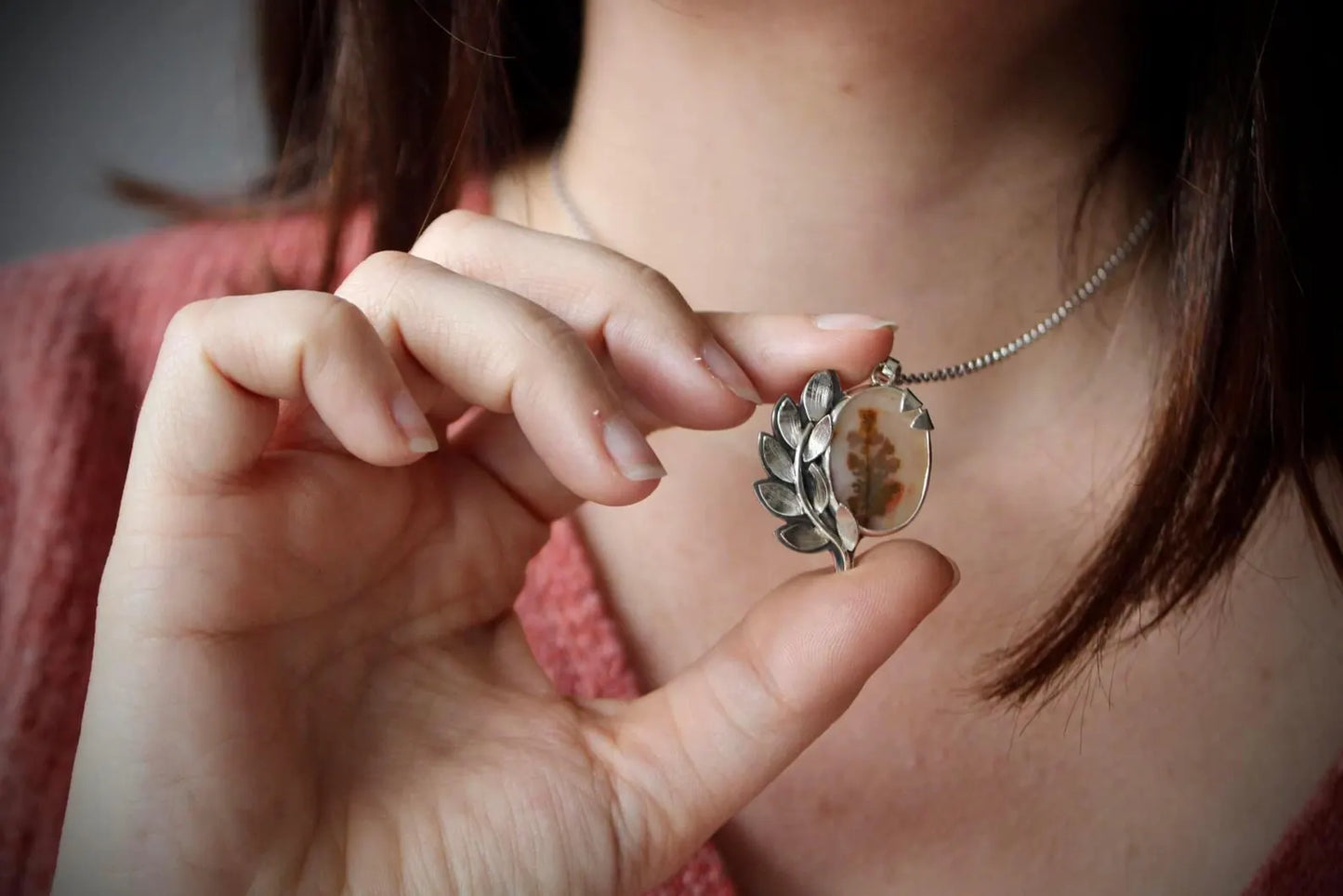 Pendentif "Feuillage"